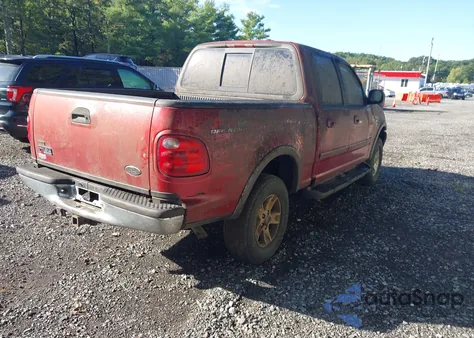 2002 Ford F-150 Lariat/Xlt из США, поврежденный, VIN 1FTRW08L82KB60106